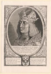Heliga romerska kejsaren Maximilian I (tryck)