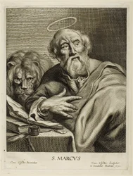 Sankt Markus, från De fyra evangelisterna