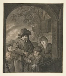 Untitled (Musicians at an Inn Door)