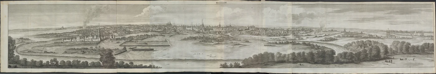 Moskva Från: Travels Across Moscow, 1711