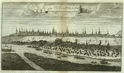 Tobolsk Från: Reser till Muscovy, 1711