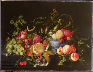 Stilleben med frukt
