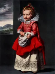 Porträtt av konstnärens dotter Magdalena de Vos, 1927