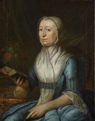 Porträtt av Eva Goudriaan-de Veer