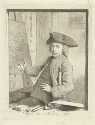 Självporträtt av Cornelis van Noorde