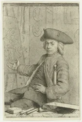 Självporträtt av Cornelis van Noorde