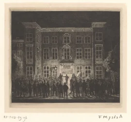 Delft Academys begravning den 30 juni 1864