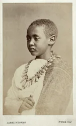 Prins Alamayu, son till kejsar Theodor II, Ryde, England, 1868 (albumintryck)