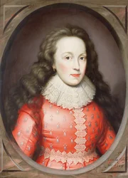 Porträtt av en dam som heter Alathea, grevinnan av Arundel, 1619