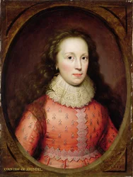 Porträtt av en kvinna, traditionellt identifierad som grevinnan av Arundel, 1619