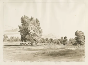 Betley Church: penn- och sepiateckning, oktober 1820 (ritning)