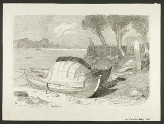 Shored båtar