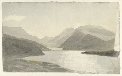 Solljus över en sjö nära Snowdon, Llanberis, norra Wales Solljus på en sjö vid Snowdon, Llanberis, norra Wales