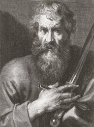 Aposteln Paulus. Porträtt.