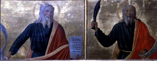 Moses och Abraham (tempera på panel)