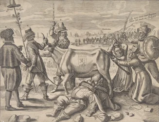 Kampen om den flamländska mjölkko, 1646.