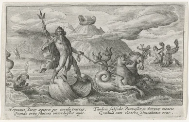 Neptunus lugnar vågorna Ovidius metamorfoser (serietitel)