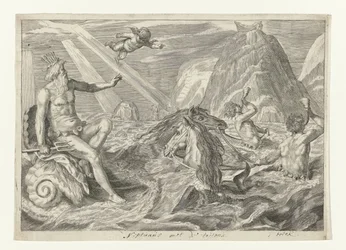 Neptunus mötte de tritoner Metamorphosen van Ovidius (serietitel)