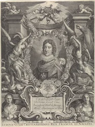 Bystporträtt av Ludvig XIII