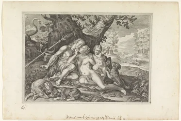 Venus varnar Adonis Ovidius metamorfoser (serietitel)