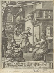 Kristus i Martas och Marias hus