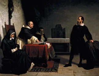 Galileo före den romerska inkvisitionen