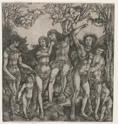 Allegori om köttslig kärlek, ca. 1530.