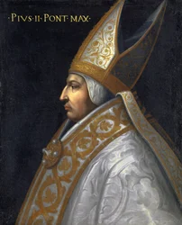 Porträtt av påven Pius II, ca 1560