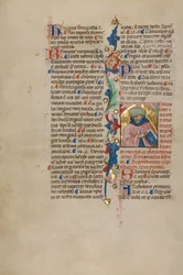 Initial T: Bystporträtt av en man