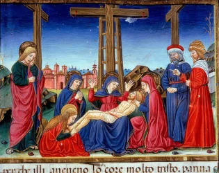 Kreuzabnahme (c.123r). 1476
