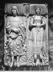 Begravningstavla av Ludovico Sforza och Beatrice d