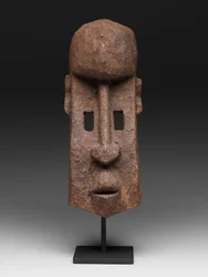 Jägarmask (dannana), början till mitten av 1900-talet (trä och krusning)