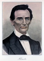 Abraham Lincoln, USA:s sextonde president, 1800-talet.