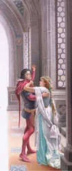 Kommer du att vara borta? Det är ännu inte ny dag., illustration från Romeo och Julia,