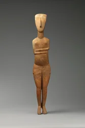 Kvinnofigur, 2600-2400 f.Kr. (marmor)