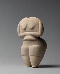 Slutlig neolitisk kvinnofigur, 4500–4000 f.Kr. (marmor)