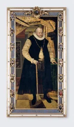 Porträtt av kurfursten av Sachsen Augustus I (1526-1586) - Målning av Cyriacus Roeder (Rheder) (cirka 1560-1598), olja på duk