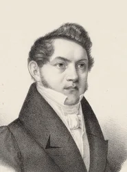 Porträtt av Carl Gottlieb Reissiger 1798-1859, ca. 1830.