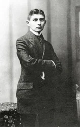 Porträtt av Franz Kafka (1883-1924)