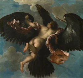 Våldtekten av Ganymedes, ca. 1575