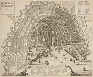 Grundplan över Amsterdam