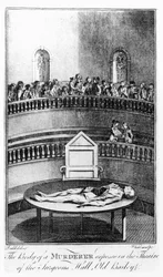 The Body of a Murderer Exposed in the Theatre of the Surgeons