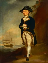 Amiral Sir William Cornwallis (1744-1819), slutet av 1700-talet till början av 1800-talet (olja på duk)