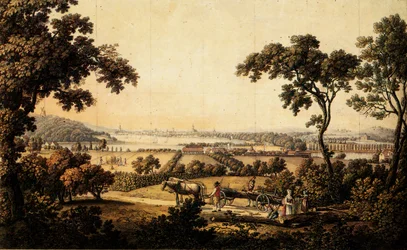 Utsikt från Klein Glienicke till Potsdam