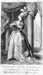 Mrs Hartley som Marcia i Addisons "Cato", 1777