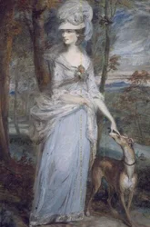 Porträtt av mrs Paul Prickett