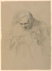 Ritning, Daniel Huntingtons far, 1859