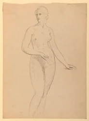 Ritning, fru Henry Schieffelin, S, 1881