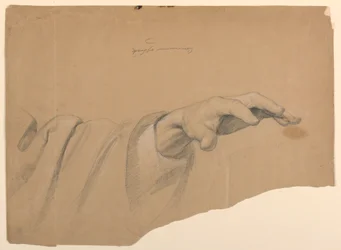 Teckning, Studie till "Communion of t", 1844