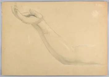 Ritning, studie till duplikat av "C", 1850
